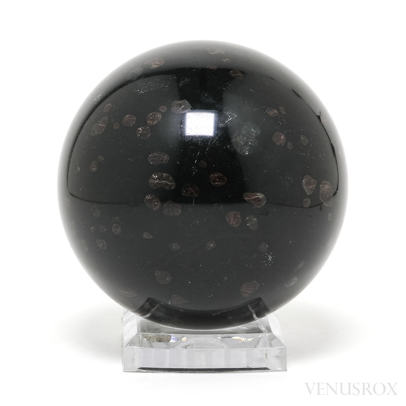 Almandine Garnet in Serpentine Polished Sphere from Zöblitz Erzgebirgskreis, Saxony, Germany | Venusrox