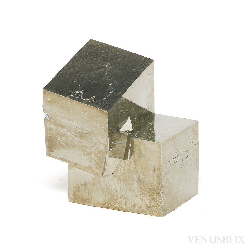 Pyrite Cube Cluster from Navajun, La Rioja, Spain | Venusrox