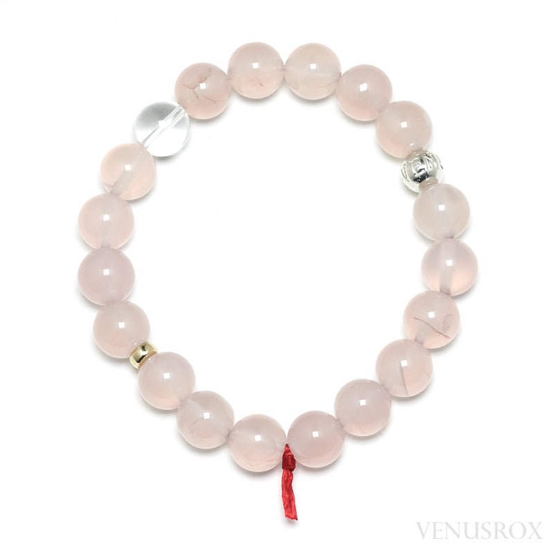 Pink Chalcedony Bead Bracelet from Namibia | Venusrox