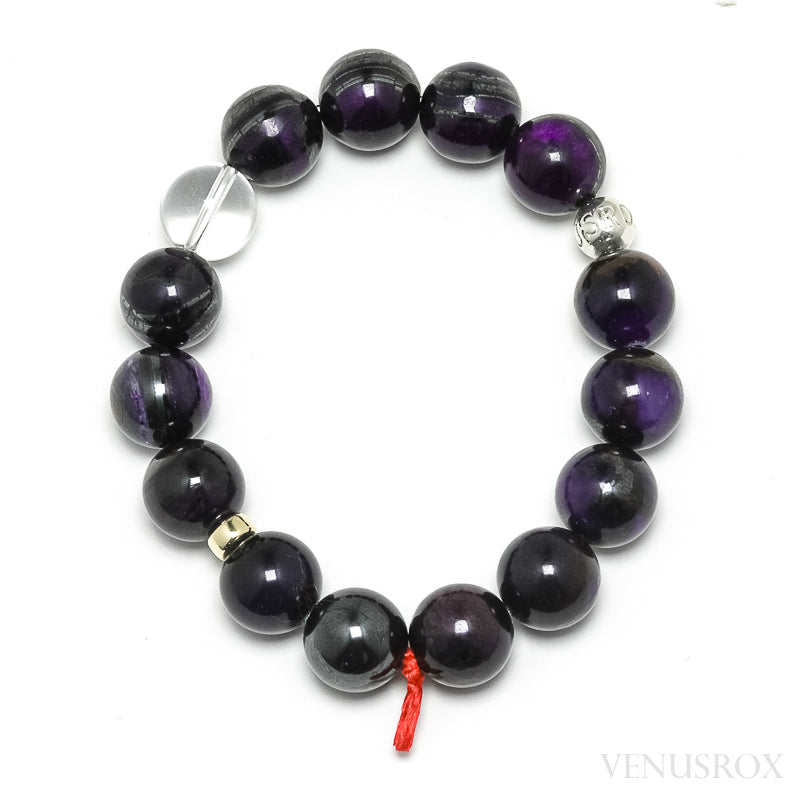 Sugilite with Bustamite Bead Bracelet from South Africa | Venusrox