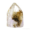Amethyst Phantom Elestial Quartz with Iron Inclusions Part Polished/Part Natural Point from Madagascar | Venusrox