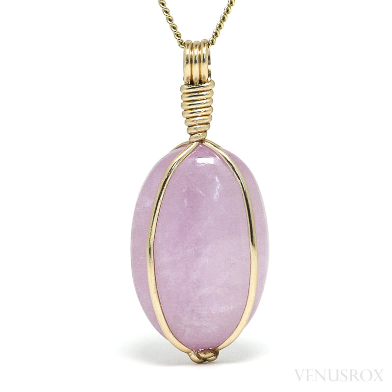 Kunzite Polished Crystal Pendant from Pakistan | Venusrox