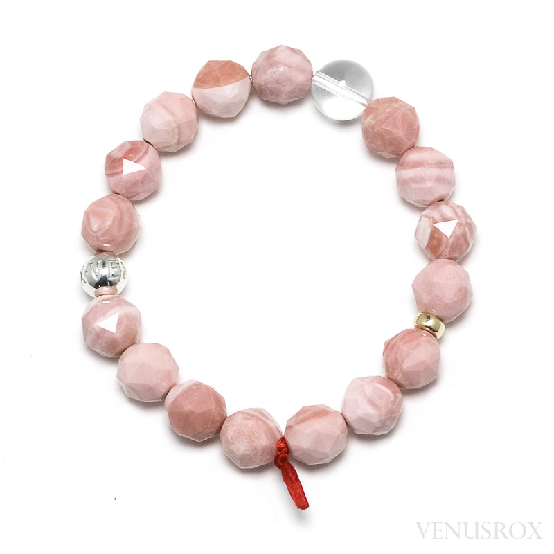 Pink Opal Bead Bracelet from Mooka Creek, Western Australia | Venusrox