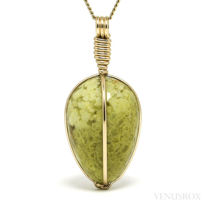 Serpentine Faceted Polished Crystal Pendant from Madagascar | Venusrox