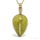 Serpentine Faceted Polished Crystal Pendant from Madagascar | Venusrox