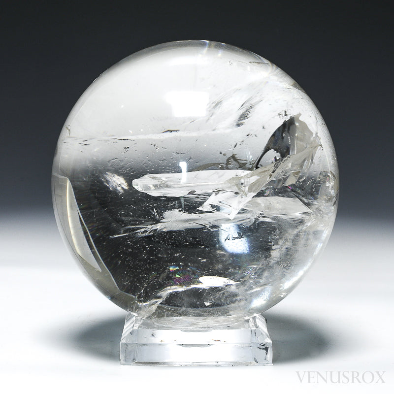 Lemurian Quartz Polished Sphere from Brazil | Venusrox