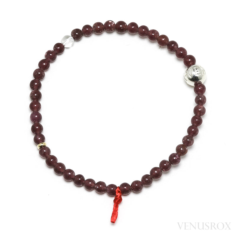 Lepidolite Bead Bracelet from Brazil | Venusrox