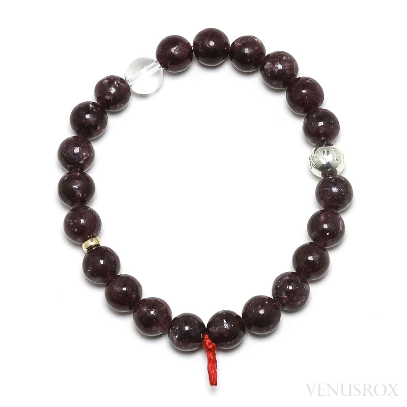 Lepidolite Bead Bracelet from Brazil | Venusrox