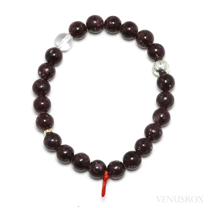 Lepidolite Bead Bracelet from Brazil | Venusrox