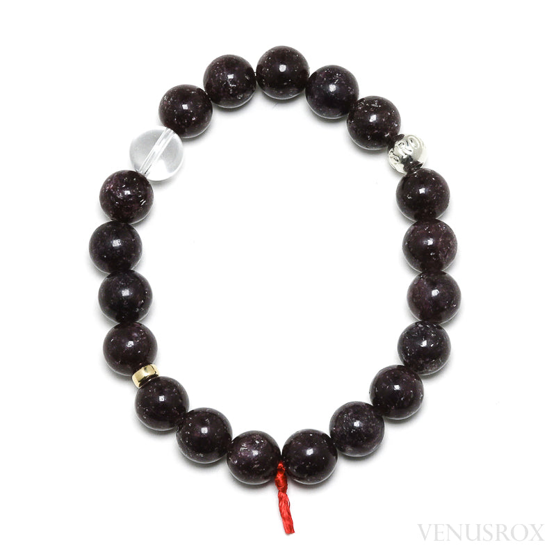 Lepidolite Bead Bracelet from Brazil | Venusrox