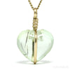 Aquamarine Polished Heart Pendant from Afghanistan | Venusrox