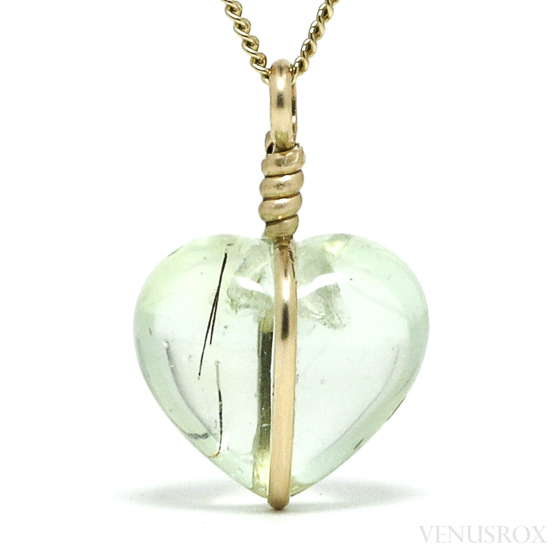 Aquamarine Polished Heart Pendant from Afghanistan | Venusrox
