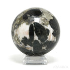 Diopside with Pyrite & Feldspar Polished Sphere from Madagascar | Venusrox