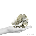 Pyrite with Quartz Natural Cluster from the Huanzala Mine, Huallanca District, Huanuco Department, Peru | Venusrox