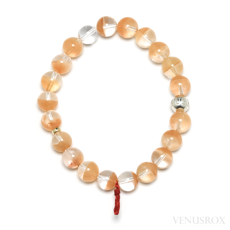 Orange Rutilated Quartz Bracelet from Brazil | Venusrox