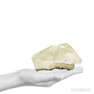 Calcite with Okenite & Matrix Part Polished/Part Natural Crystal from India | Venusrox