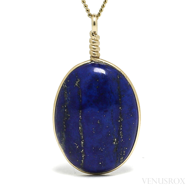Lapis Lazuli Polished Crystal Pendant from Afghanistan | Venusrox
