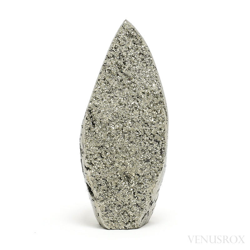 Pyrite Polished/Natural Geode Flame from Peru | Venusrox