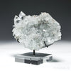 Apophyllite with Heulandite Natural Cluster from Maharashtra, India mounted on a bespoke stand | Venusrox