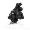 Black Tourmaline Natural Cluster from the Erongo Mountains, Namibia, mounted on a bespoke stand | Venusrox