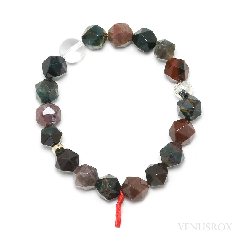 Seftonite (African Bloodstone) Bracelet from South Africa | Venusrox