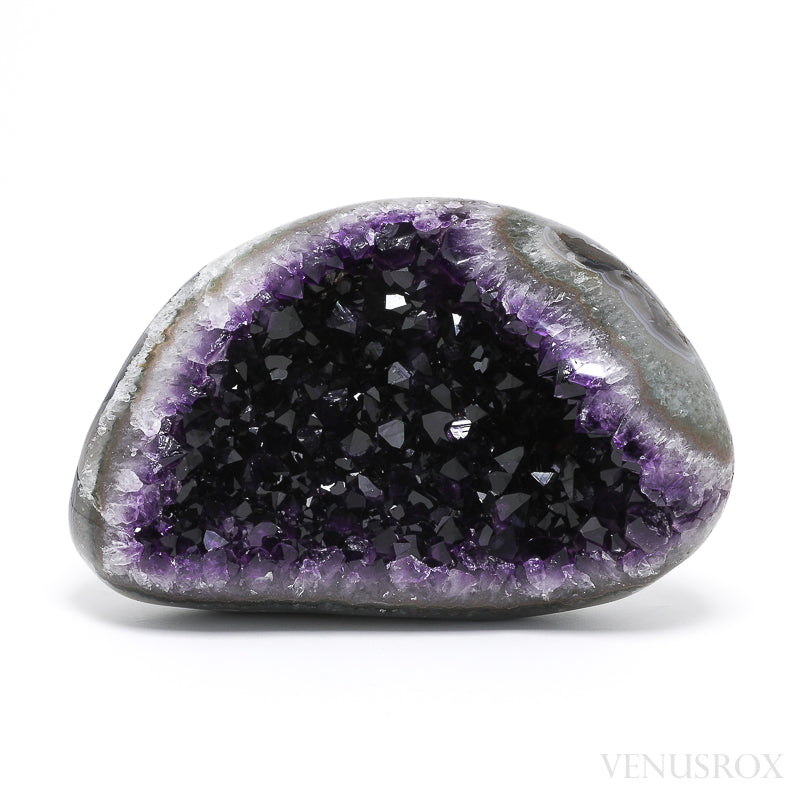 Amethyst with Agate Polished/Natural Cluster from Uruguay | Venusrox