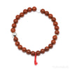 Red Jasper Bead Bracelet from South Africa | Venusrox