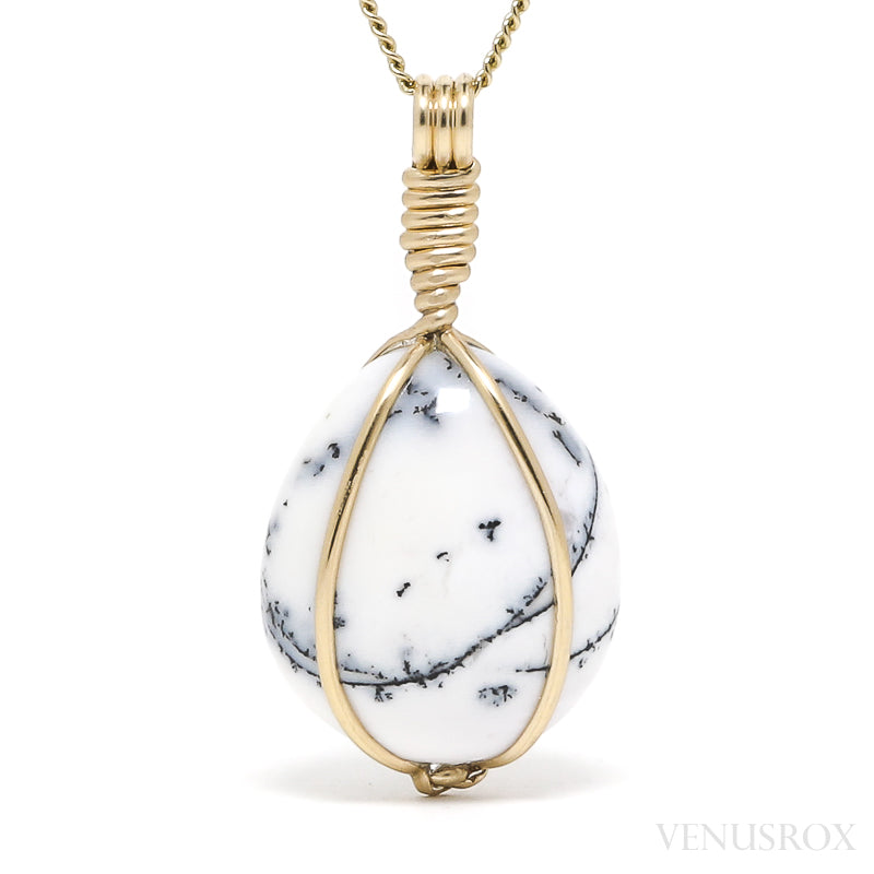 Dendritic Opal Polished Crystal Pendant from Turkey | Venusrox