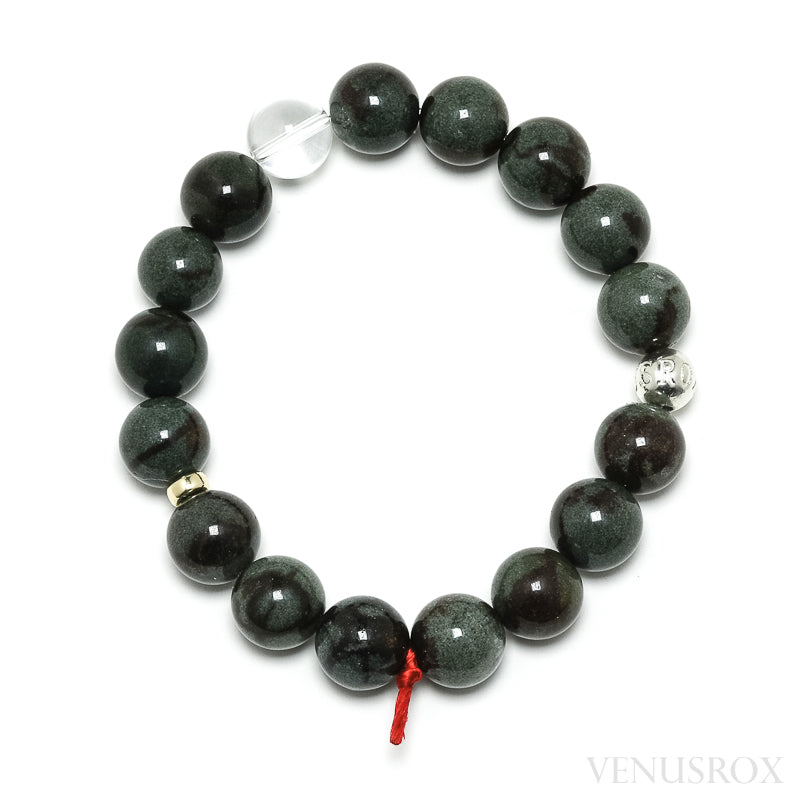 Chlorite Quartz Bead Bracelet from Brazil | Venusrox
