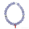 Blue Chalcedony Bead Bracelet from Malawi | Venusrox