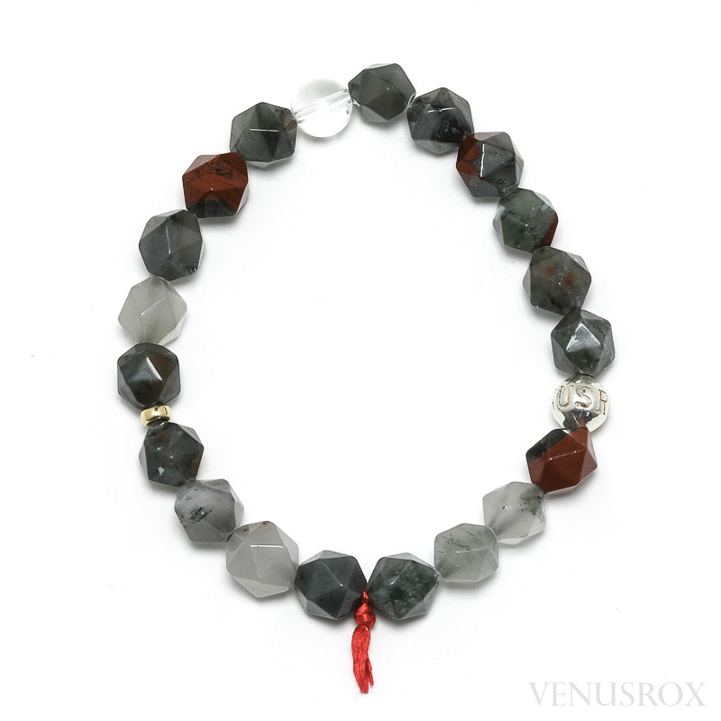 Seftonite (African Bloodstone) Bracelet from South Africa | Venusrox