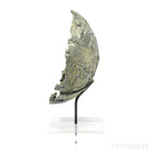 Natural Pyrite Half Nodule from Le Mans, Sarthe, France mounted on a bespoke stand | Venusrox