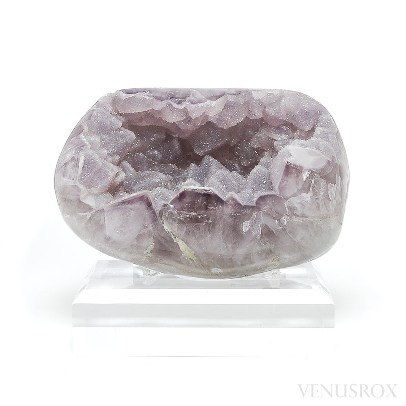 Amethyst with Agate & Quartz Polished/Natural Cluster from Brazil mounted on a bespoke stand | Venusrox
