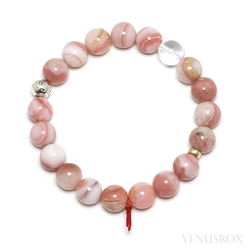 Pink Opal Bead Bracelet from Peru | Venusrox