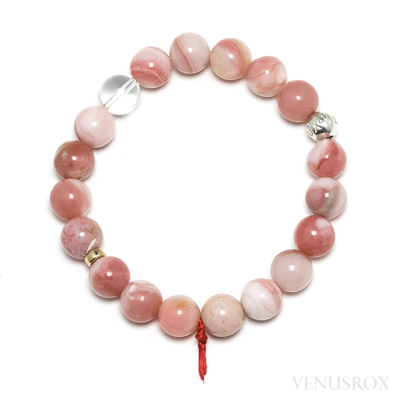 Pink Opal Bead Bracelet from Peru | Venusrox