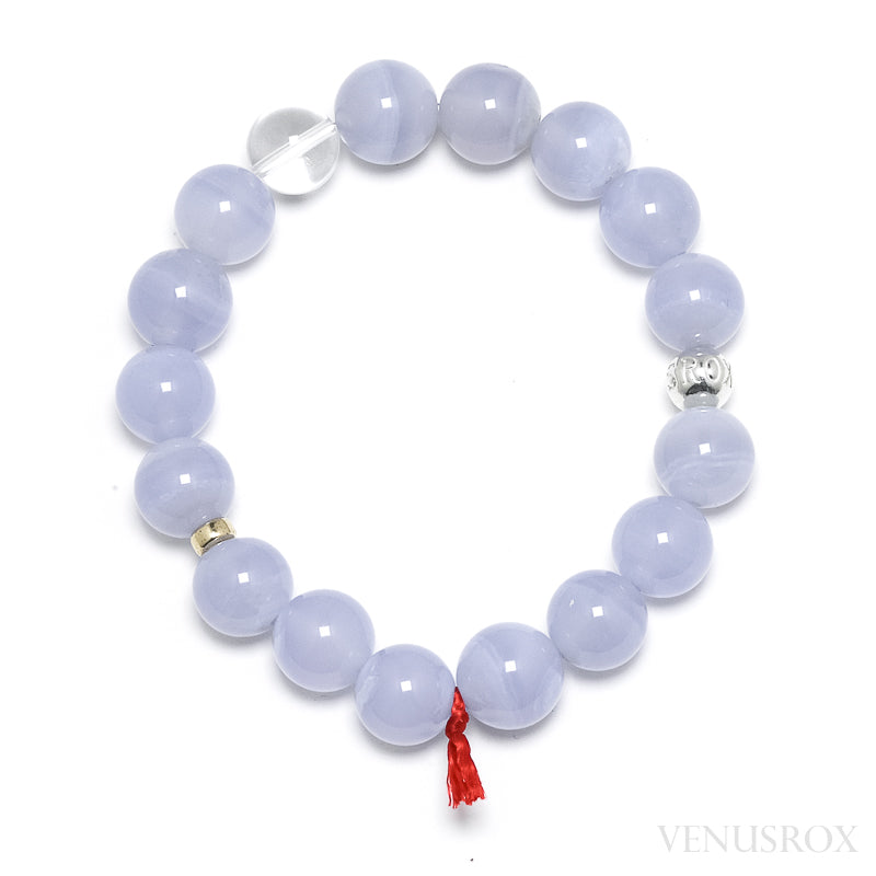 Blue Lace Agate Bracelet from Malawi | Venusrox