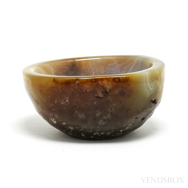 Agate Part Polished/Part Natural Bowl from Brazil | Venusrox