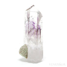 Brandberg Amethyst/Smoky Phantom Quartz with Prehnite Natural Point from the Brandberg Mountains, Namibia | Venusrox