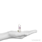 Brandberg Amethyst/Smoky Phantom Quartz with Prehnite Natural Point from the Brandberg Mountains, Namibia | Venusrox