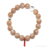 Peach Moonstone Bead Bracelet from India | Venusrox