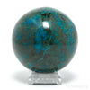 Chrysocolla with Malachite Polished Sphere from Peru | Venusrox