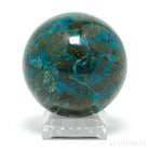 Chrysocolla with Malachite & Matrix Polished Sphere from Peru | Venusrox