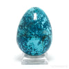 Chrysocolla with Shattuckite Polished Egg from Namibia | Venusrox