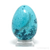 Chrysocolla with Shattuckite Polished Egg from Namibia | Venusrox
