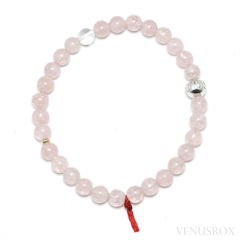 Morganite Bead Bracelet from Brazil | Venusrox