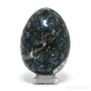 Covellite with Pyrite Polished Egg from Peru | Venusrox