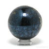 Covellite with Pyrite Polished Sphere from Peru | Venusrox