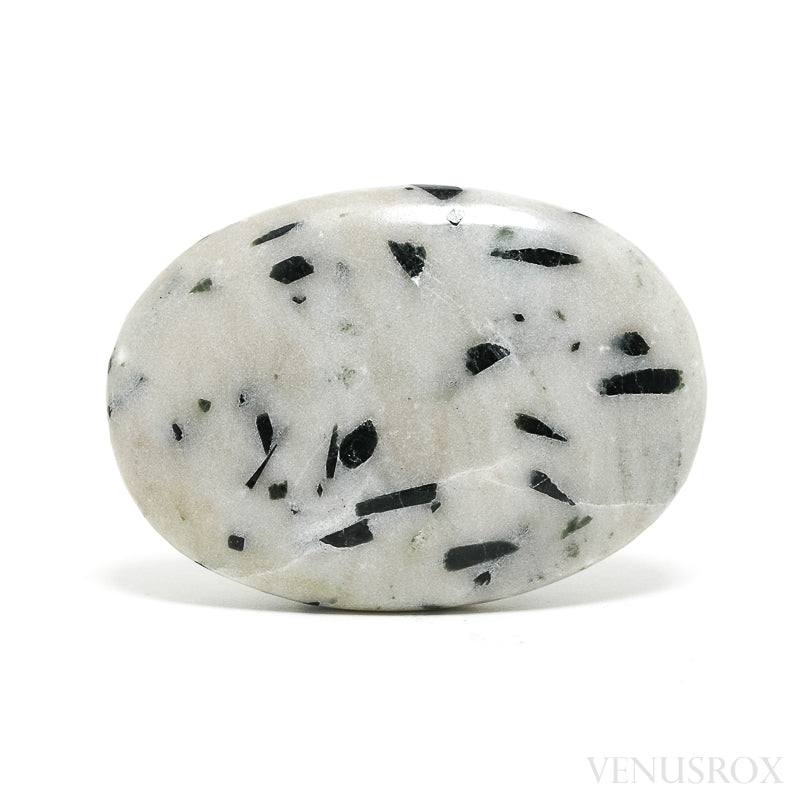 Actinolite in Quartz Polished Crystal from India | Venusrox