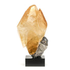 Stellar Beam Calcite with Sphalerite, Fluorite & Dolomite Natural Crystal from the Elmwood Mine, Tennessee, USA, mounted on a bespoke stand | Venusrox