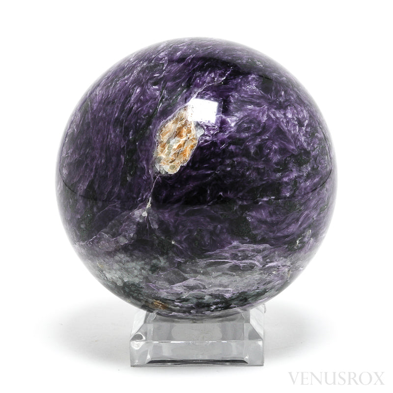 Charoite with Aegirine Polished Sphere from Sakha Republic, Siberia, Russia | Venusrox